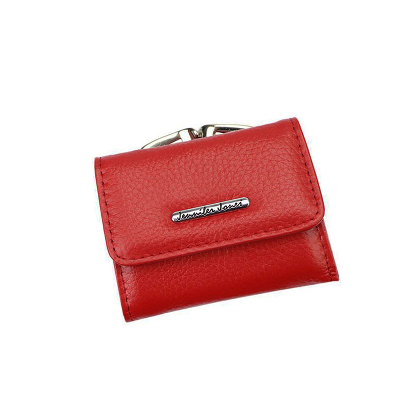 Detail produktu Mini dámska kožená peňaženka Jennifer Jones červená L5258