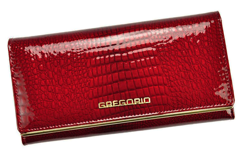 Detail produktu Dámska kožená peňaženka Gregorio SLL100 červená