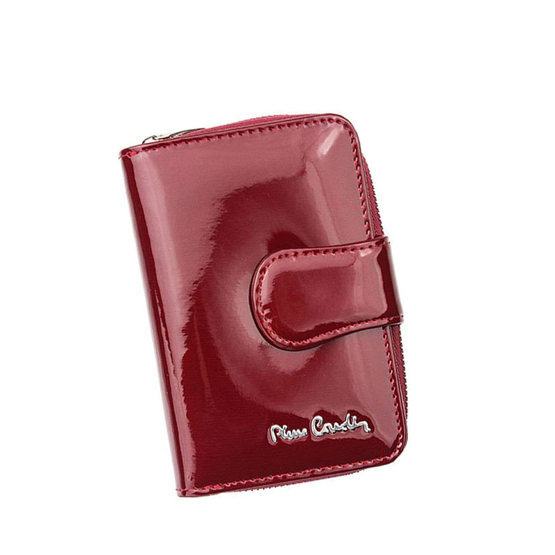 Detail produktu Menšia dámska lakovaná kožená peňaženka Pierre Cardin