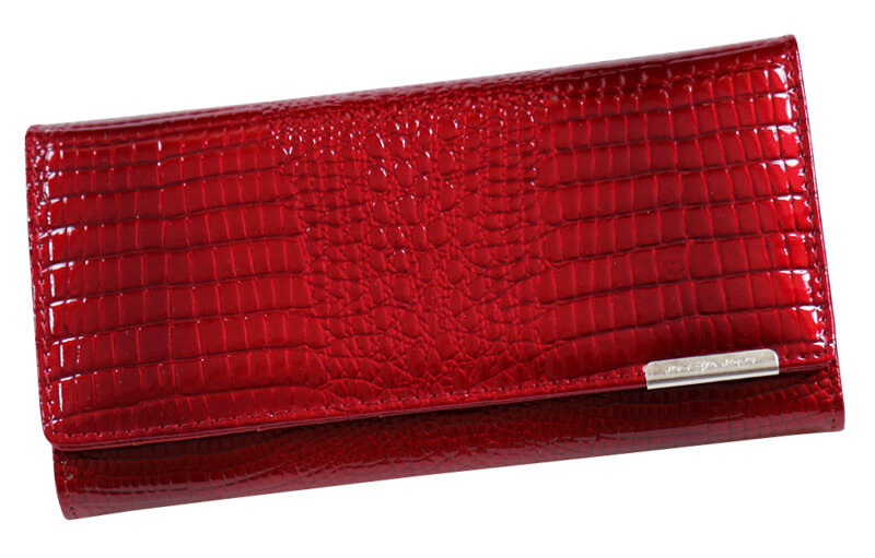 Dámska kožená peňaženka Jennifer Jones červená