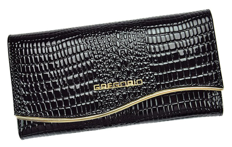 Dámska kožená peňaženka Gregorio SLF100 čierna
