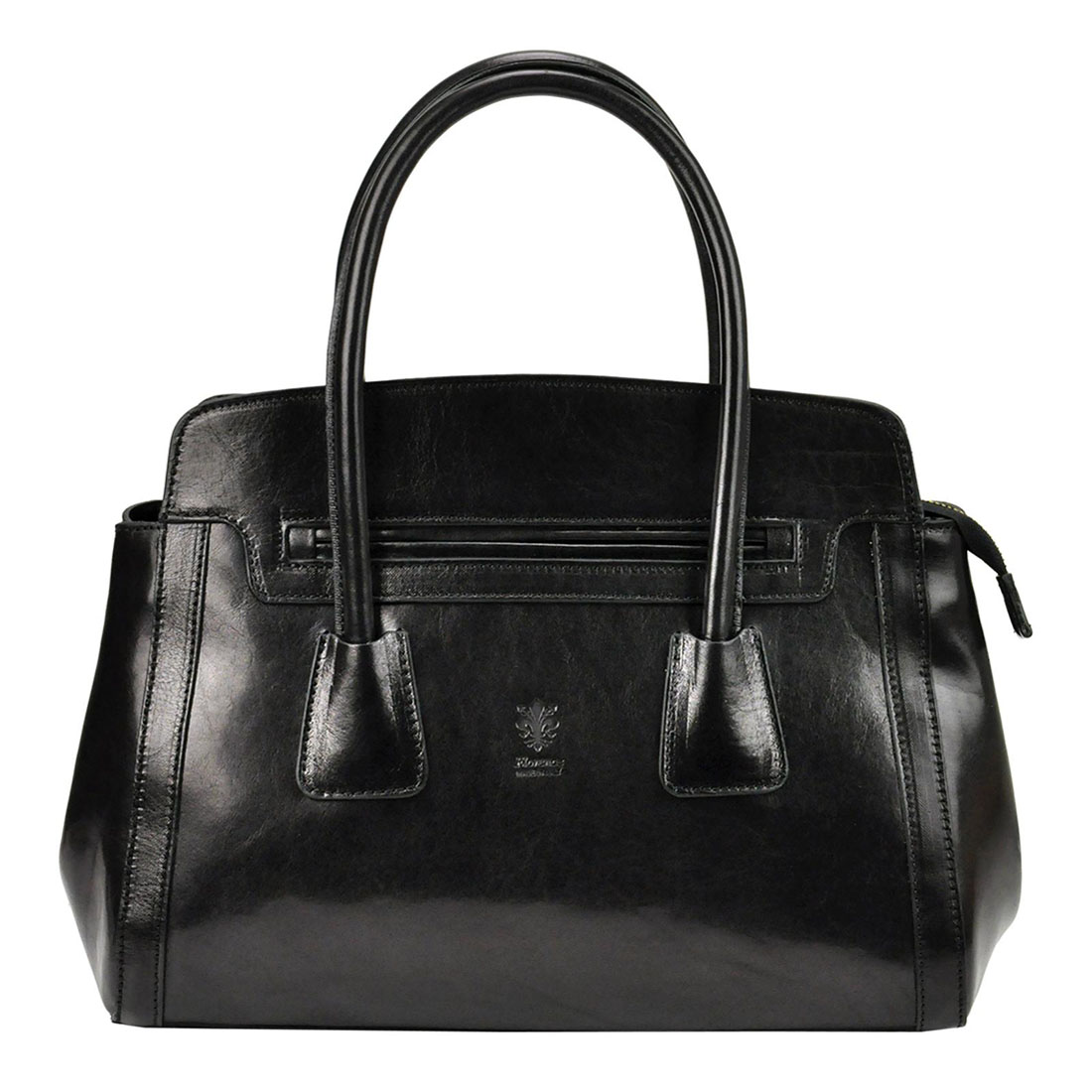 Detail produktu Čierna kožená kabelka Florence 11
