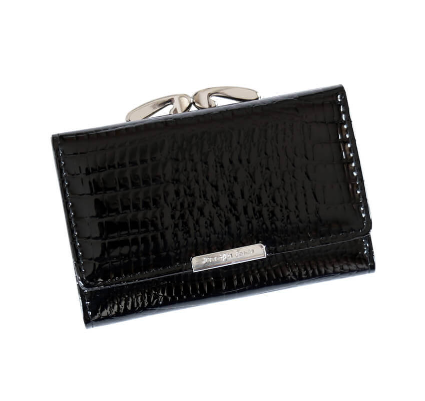 Detail produktu Dámska kožená malá peňaženka čierna