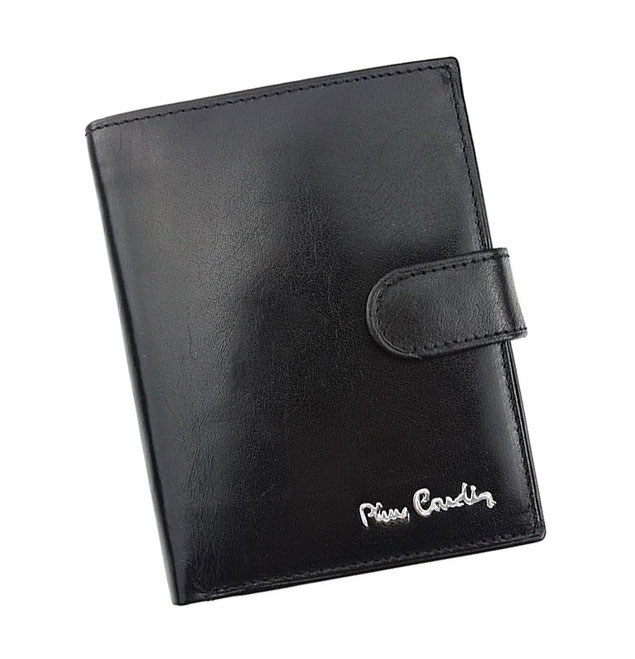 Čierna pánska kožená peňaženka Pierre Cardin 326A RFID