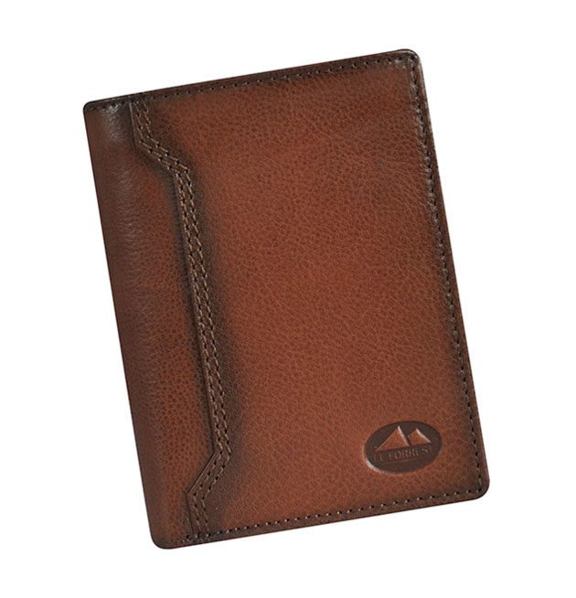 Detail produktu Pánska hnedá kožená peňaženka El Forrest na výšku L89629
