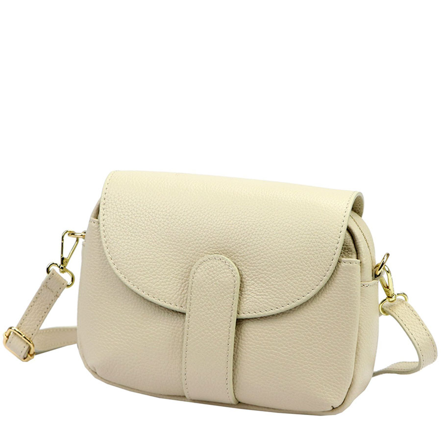 Detail produktu Kožená krémová crossbody kabelka L35100