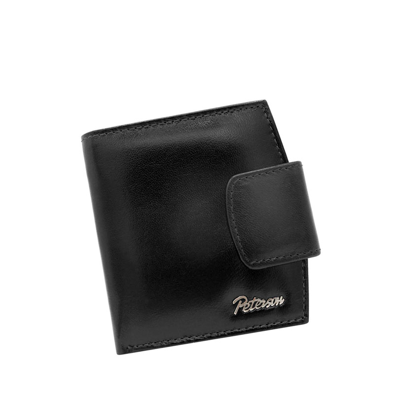Malá čierna peňaženka Peterson L425