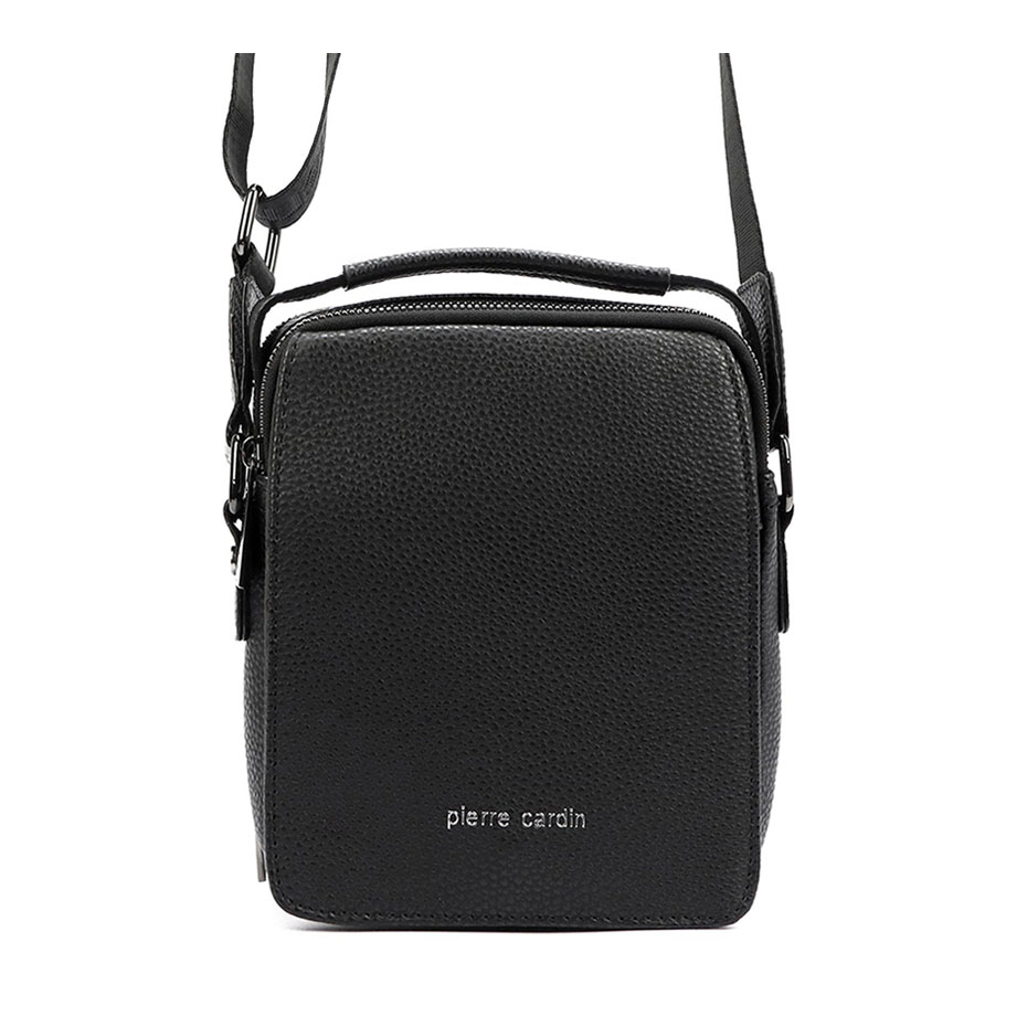 Detail produktu Menšia čierna pánska taška Pierre Cardin