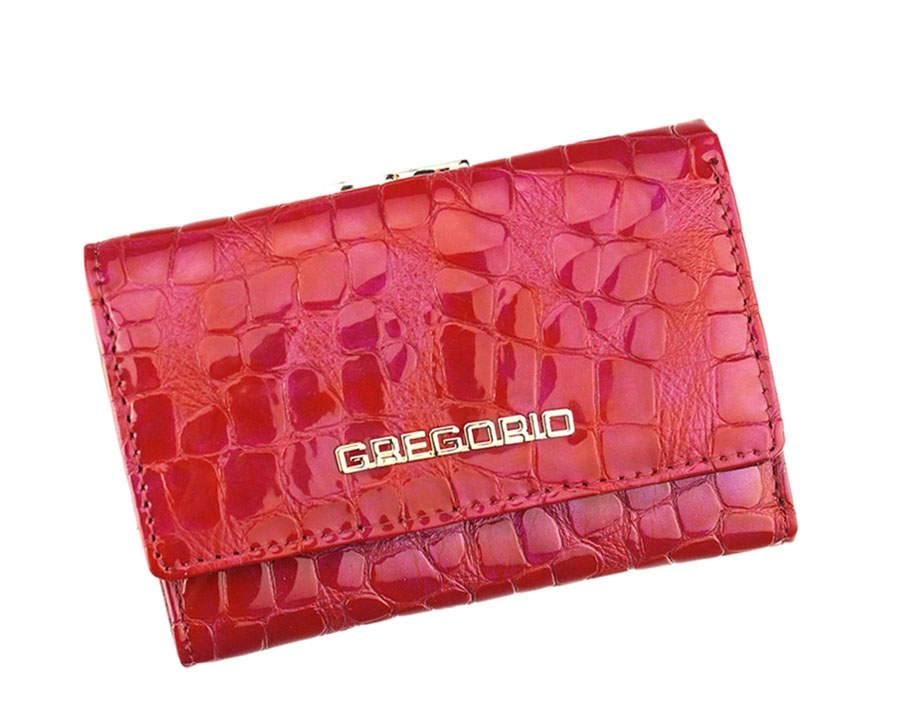 Detail produktu Dámska malá ružová kožená peňaženka Gregorio LFS-117