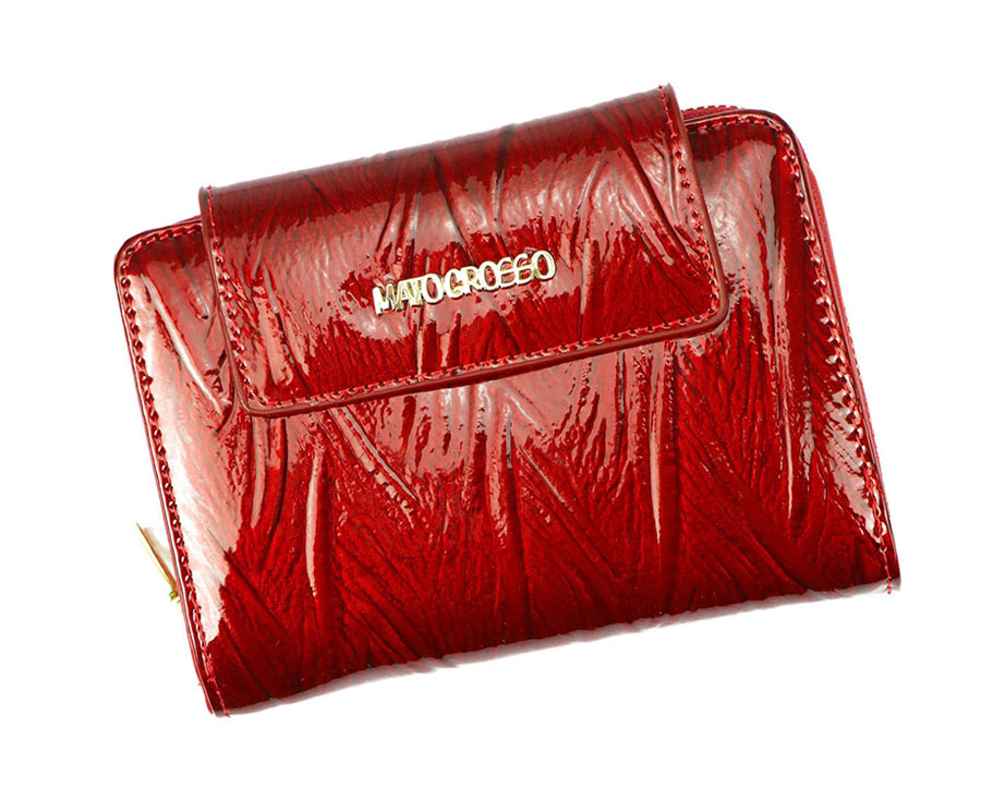 Detail produktu Menšia červená kožená peňaženka Mato Grosso