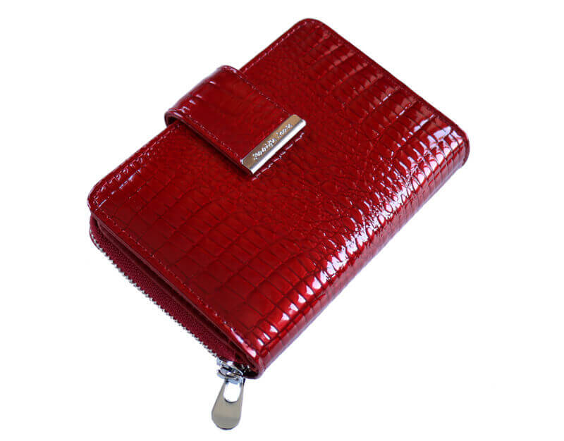 Kožená dámska peňaženka Jennifer Jones červená 6209