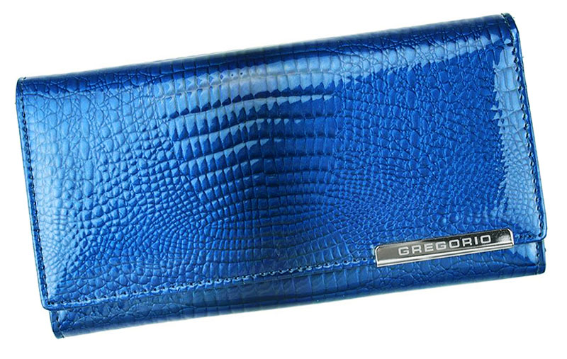 Detail produktu Dámska kožená peňaženka Gregorio modrá