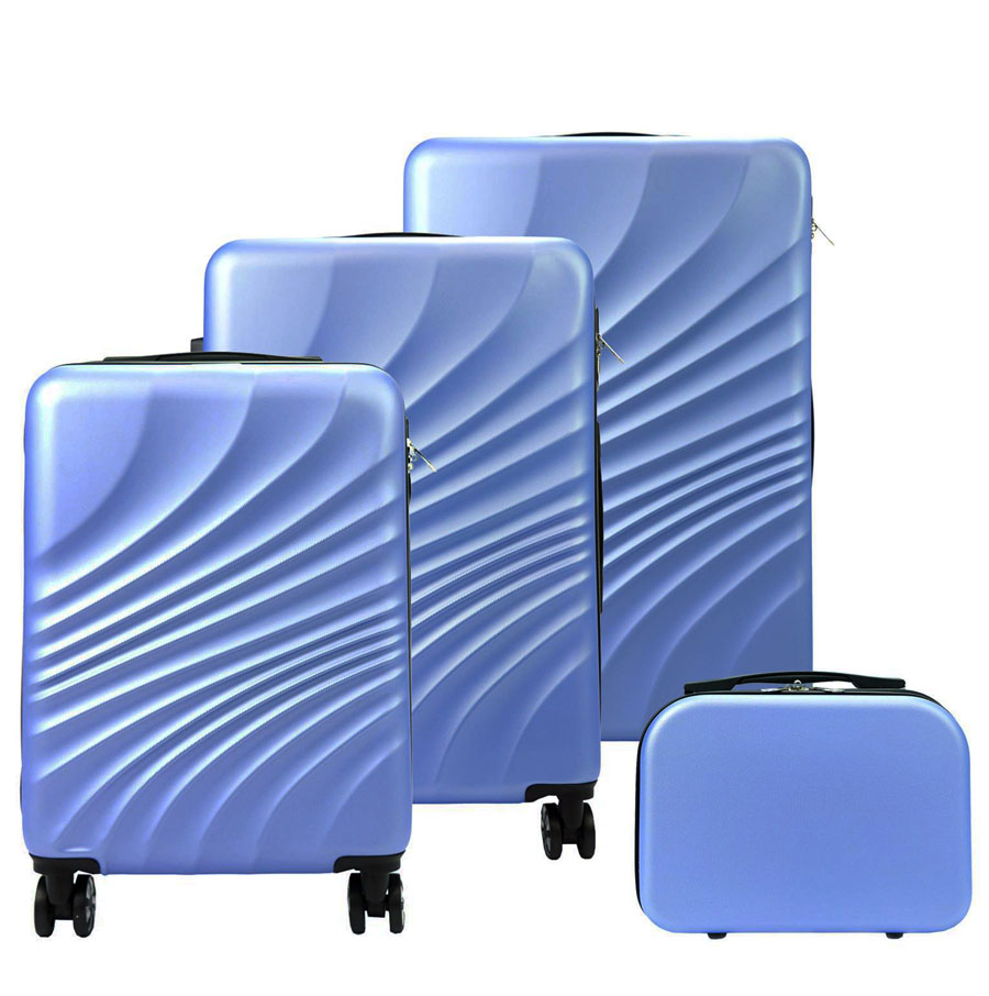 Detail produktu Modrá sada cestovných kufrov Gregorio