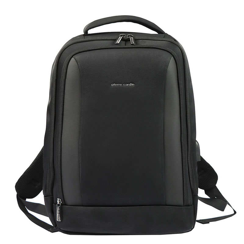 Detail produktu Čierny pánsky ruksak na notebook Pierre Cardin L44467