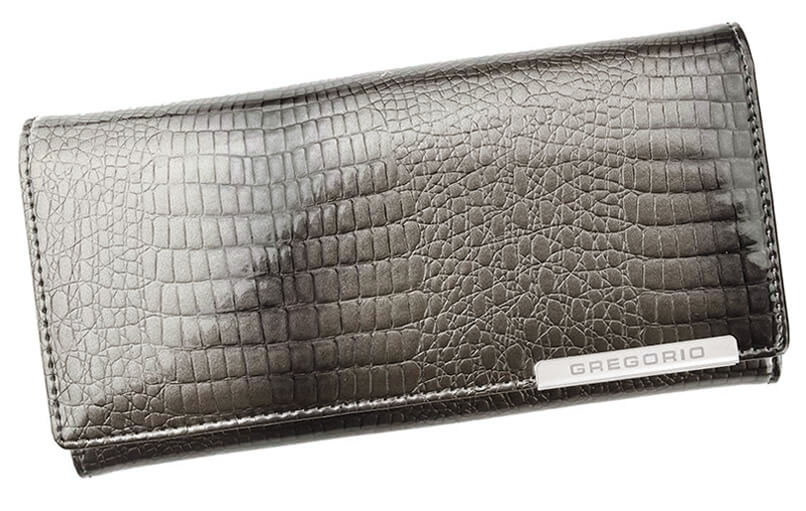 Detail produktu Dámska kožená peňaženka Gregorio GF100 sivá
