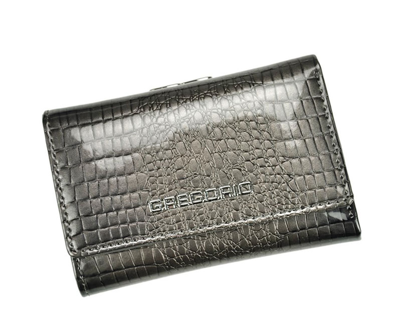 Detail produktu Dámska malá sivá kožená peňaženka Gregorio GF117
